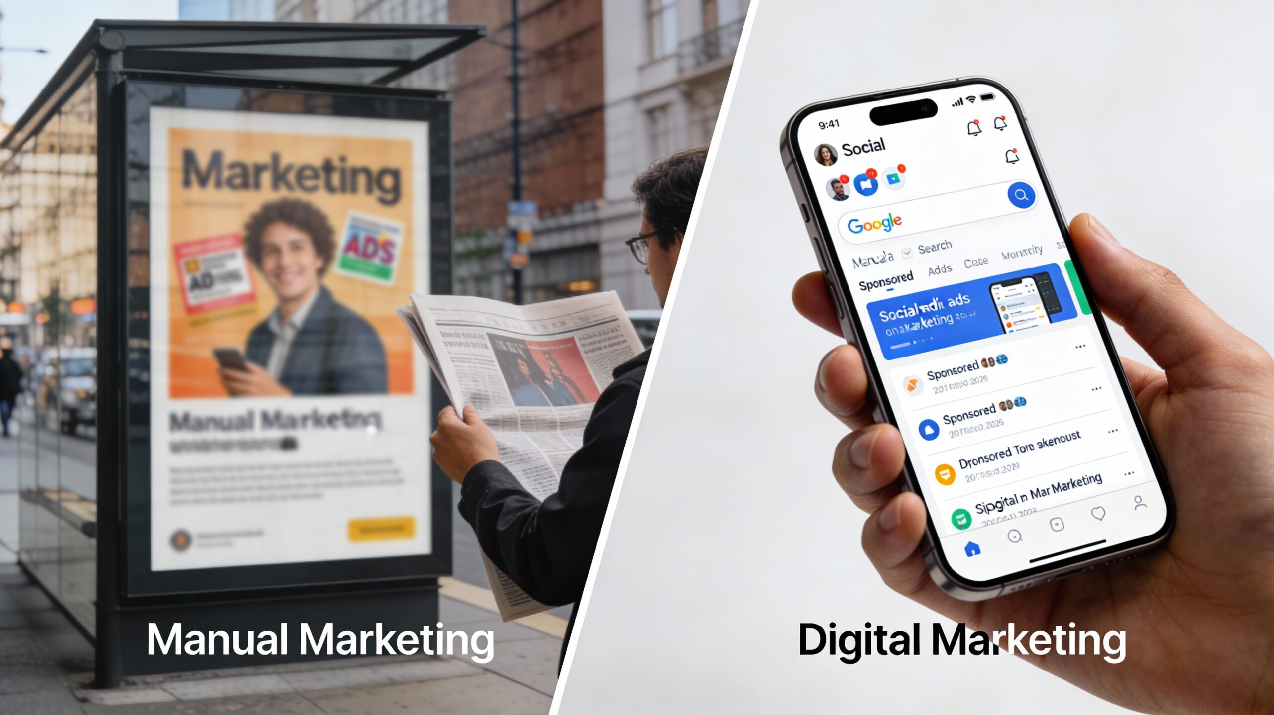 Side-by-side comparison